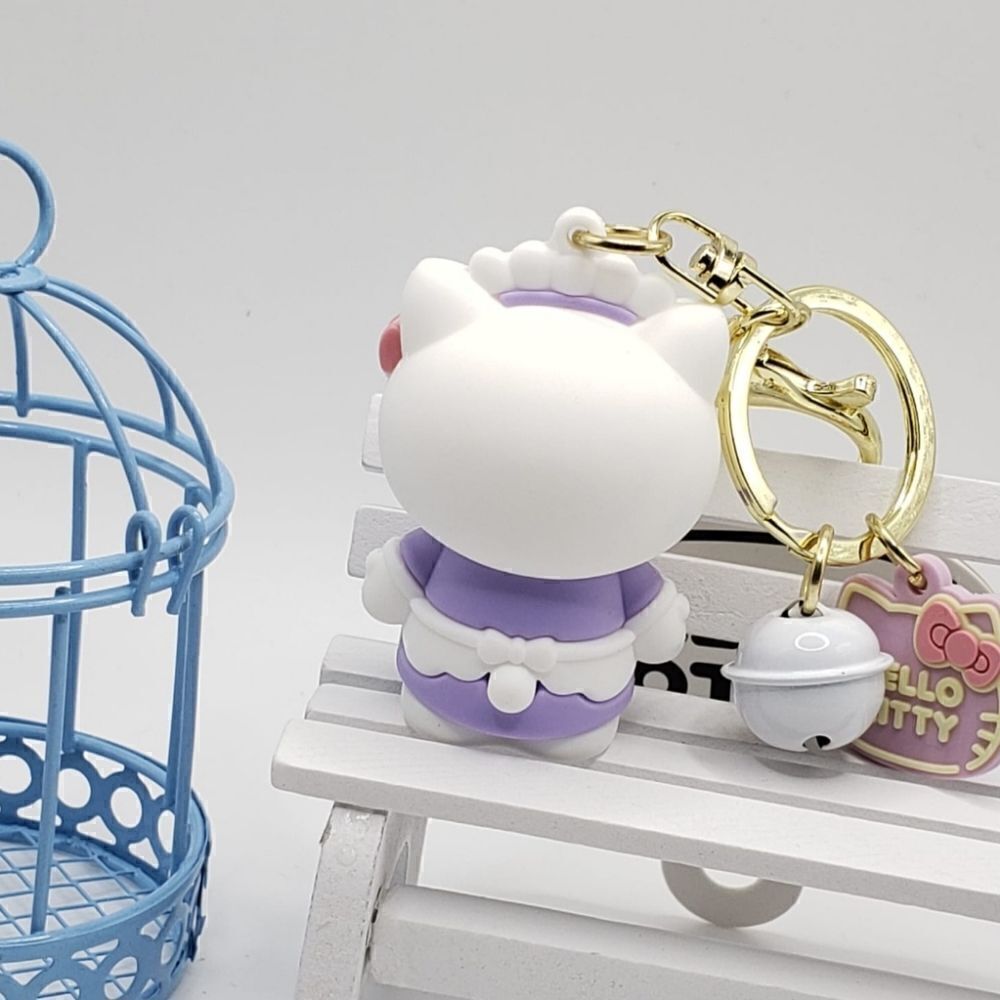 Brand New Hello Kitty Purple Keychain #3 - Picture 2 of 4